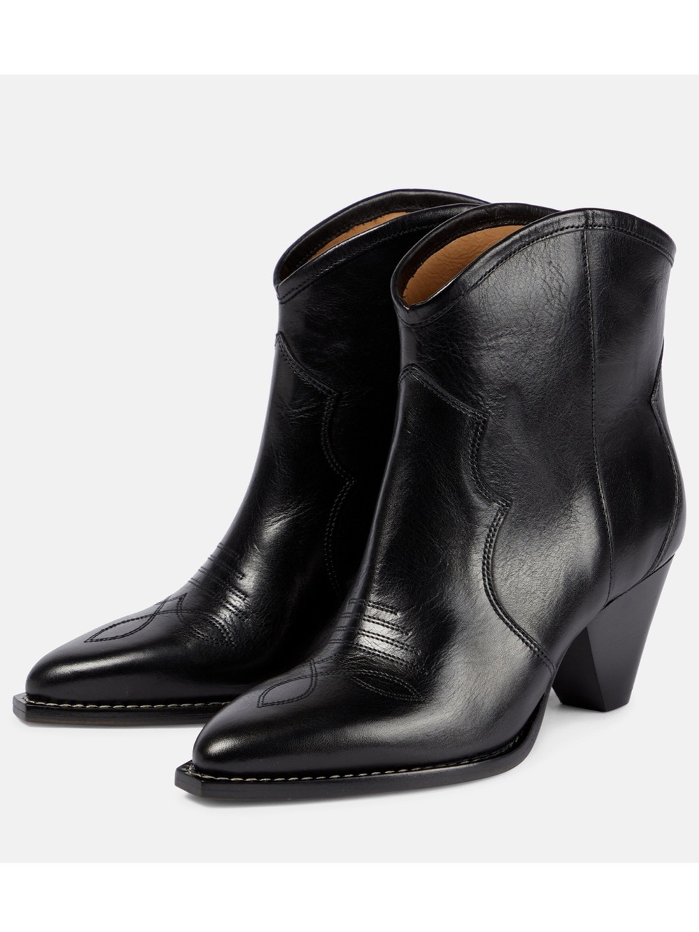 ISABEL MARANT Darizo Mid-Heel Ankle Boots Size 41 - Picture 2 of 16